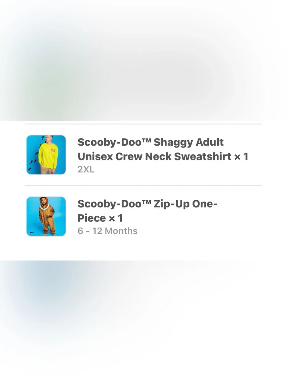BumsandRoses Scooby Doo 6-12 mo Scooby & Unisex Shaggy 2XL Crew Neck